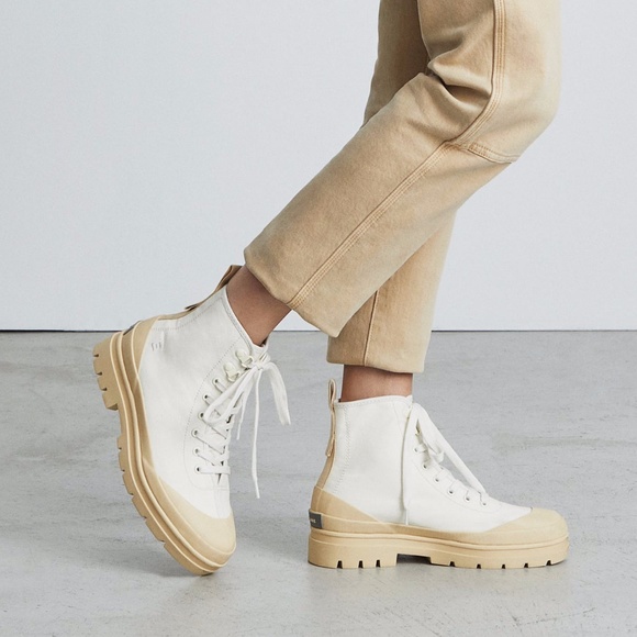 Everlane Shoes - Everlane The Canvas Utility Boot - Canvas Color